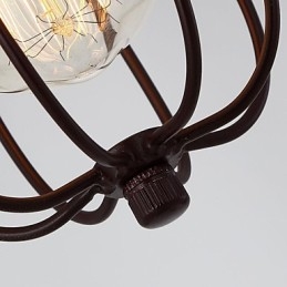 Vintage Mini Stil Målning Metall Taklampa