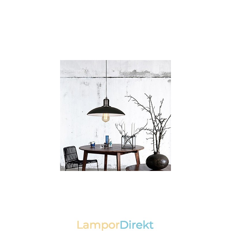 Lampor Och Lyktor Konst Återställer Single Head Smidesjärn Flygande Fat Droplight