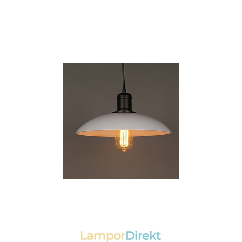 Lampor Och Lyktor Konst Återställer Single Head Smidesjärn Flygande Fat Droplight