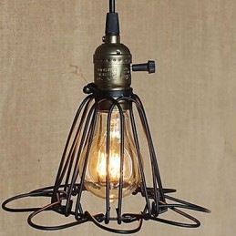 Simple Head Creative Hostels Small Droplight Hob Smidesjärn Kassadisken