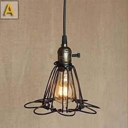 Simple Head Creative Hostels Small Droplight Hob Smidesjärn Kassadisken