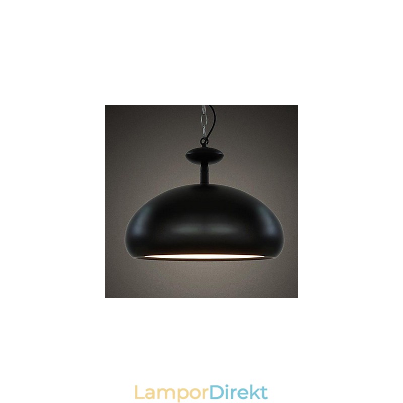 Modern Samtida Retro Skål Målning Hänglampa