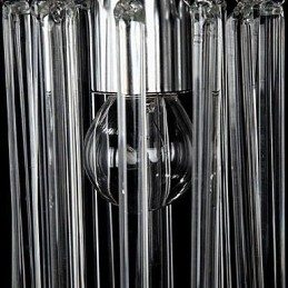 Modern Och Modern Kristallkrom Metall Taklampa
