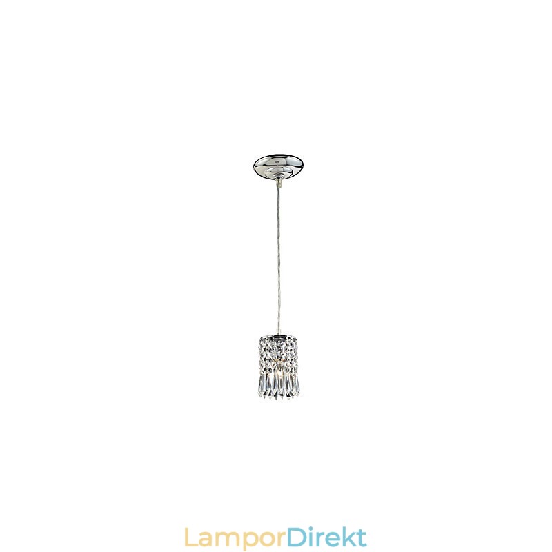 Modern Och Modern Kristall Mini Stil Elektropläterad Pendellampa