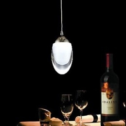 Modern Och Modern Traditionell Klassisk Lantlig Mini-Stil Kromglas Ljuskrona Taklampa