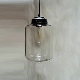 Flaskdesignhänge 1 Ljus Minimalistisk Järnmålning