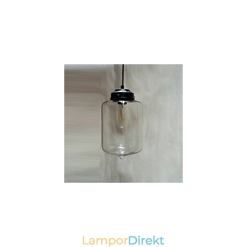 Flaskdesignhänge 1 Ljus Minimalistisk Järnmålning