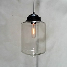 Flaskdesignhänge 1 Ljus Minimalistisk Järnmålning