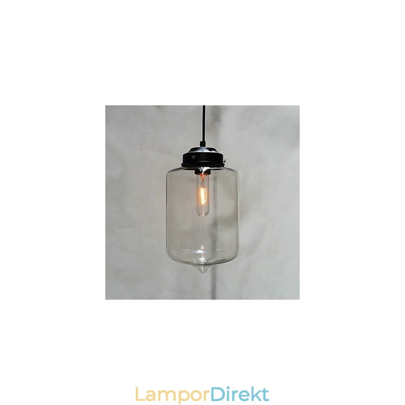 Flaskdesignhänge 1 Ljus Minimalistisk Järnmålning