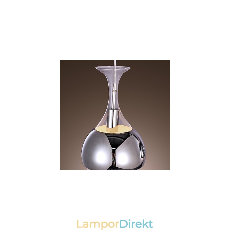 Modern Creative 3 Light Pendel I Form Av Bägare