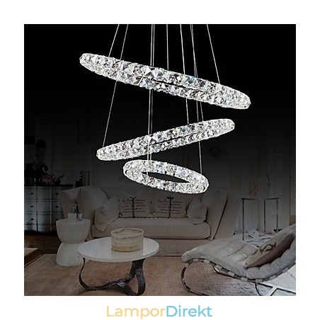 44W Modern Samtida Kristallkrom Metall Taklampa 44W Modern Samtida Kristallkrom Metall Taklampa