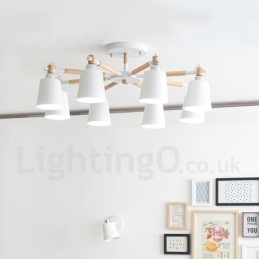 8 Ljus Modern Och Modern Träkrona