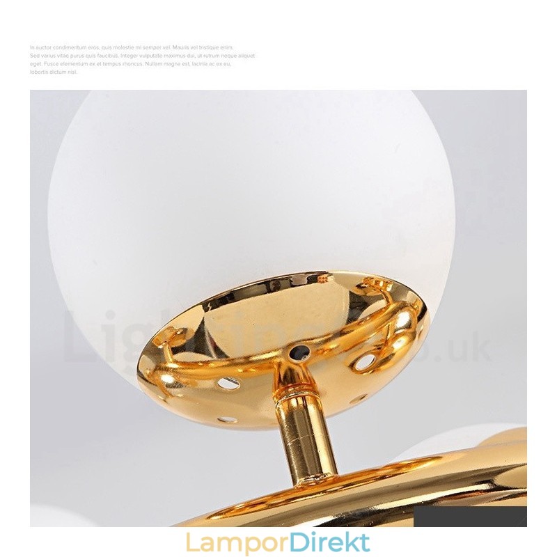 Modern Contemporary 16 Ljus Ljuskrona Med Glasskärm Och Lampa