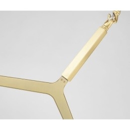Modern Contemporary 20 Light Chandelier Light (Svart Gyllene)