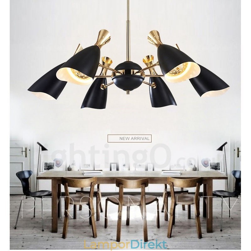 6 Light Modern Contemporary Chandelier Light