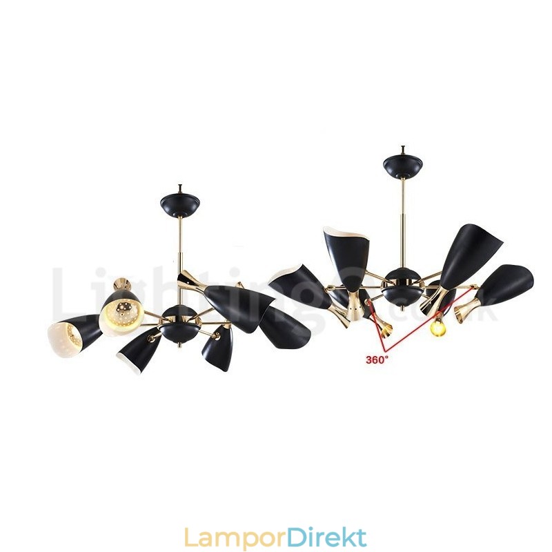 6 Light Modern Contemporary Chandelier Light