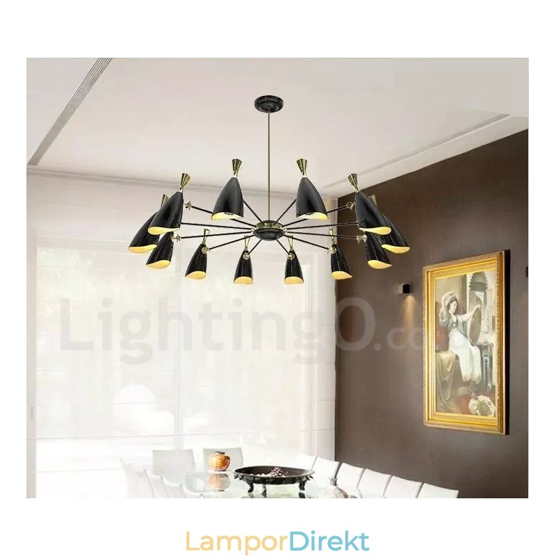 12 Ljus Ljuskrona Modern Och Modern Stil Ljus