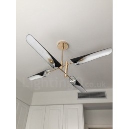 2-Vånings Modern Samtida 4 Ljus Ljuskrona