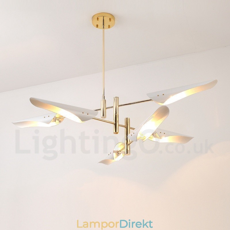 3-Vånings Modern Samtida 6 Ljus Ljuskrona