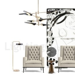 Modern Contemporary 4 Tier 8 Ljus Ljuskrona