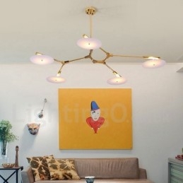 5 Ljus Modern Modern Ljuskrona Lampa