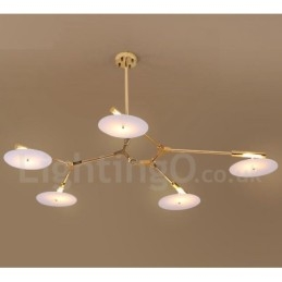 5 Ljus Modern Modern Ljuskrona Lampa