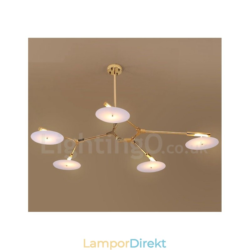 5 Ljus Modern Modern Ljuskrona Lampa
