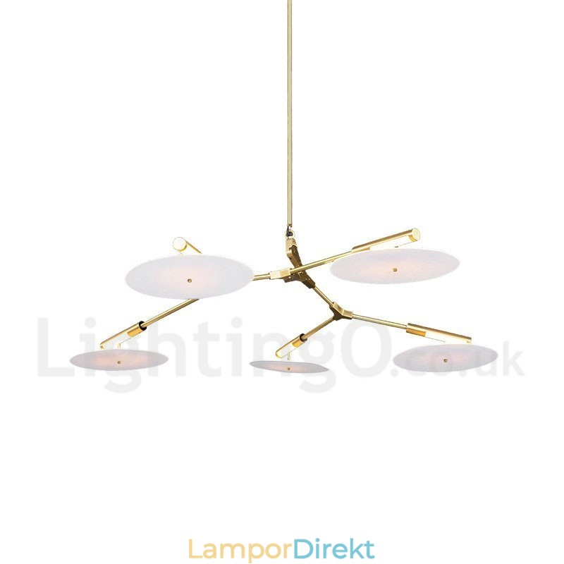 5 Ljus Modern Modern Ljuskrona Lampa