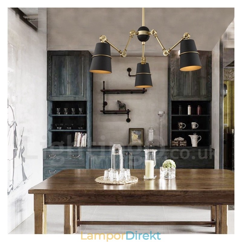 3 Light Modern Contemporary Chandelier Lamp Light