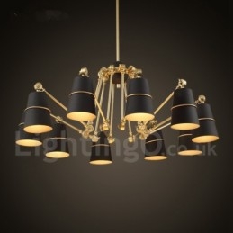 10 Ljus Ljuskrona Lampa Med Modern Modern Stil Ljus