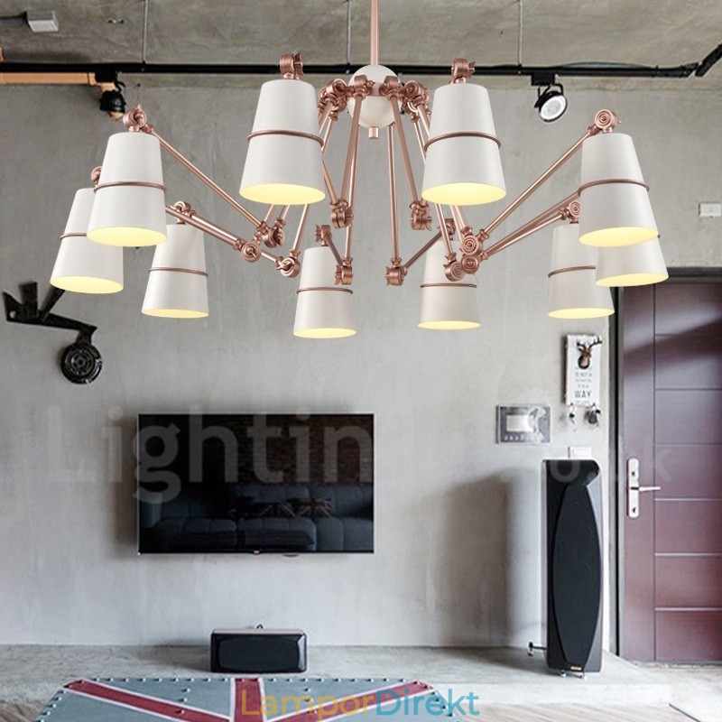 10 Ljus Ljuskrona Lampa Med Modern Modern Stil Ljus