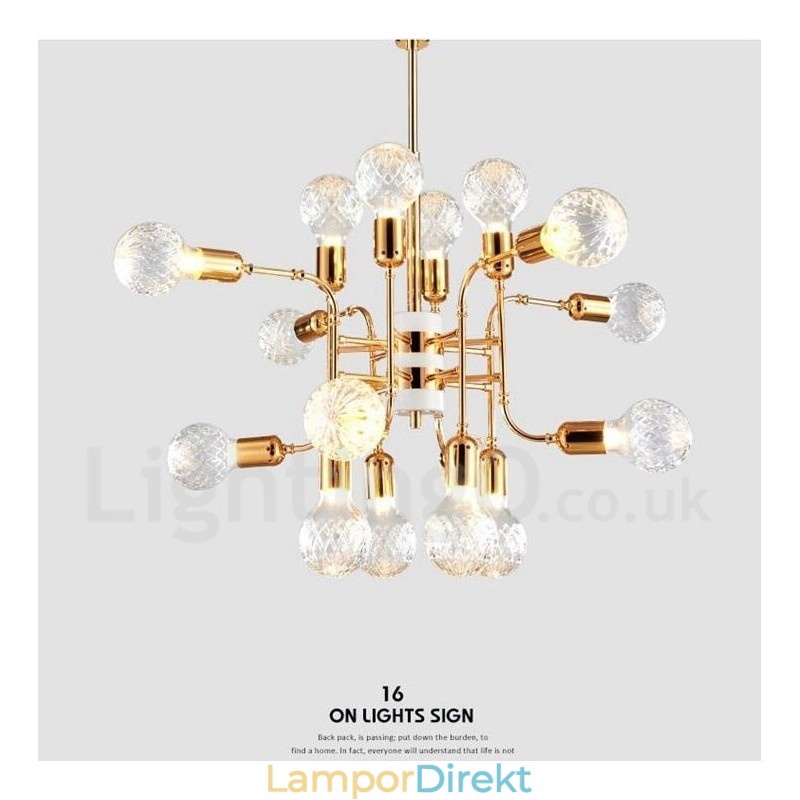 4 Tier Modern Contemporary 16 Light Chandelier Lamp Light