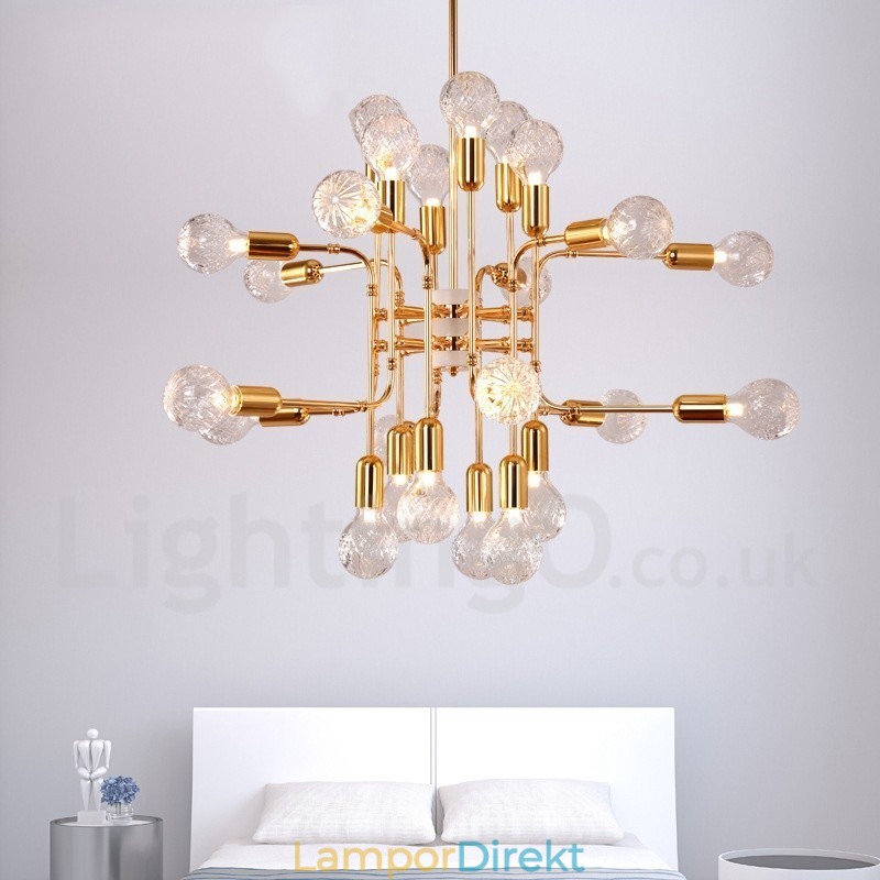 4 Tier Modern Contemporary 16 Light Chandelier Lamp Light