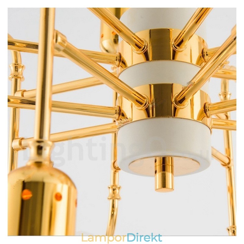 4 Tier Modern Contemporary 16 Light Chandelier Lamp Light