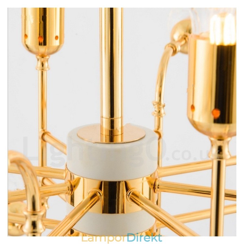 4 Tier Modern Contemporary 16 Light Chandelier Lamp Light