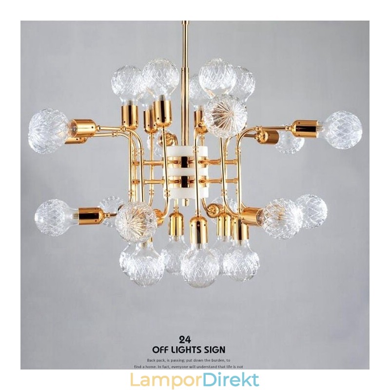 4 Tier Modern Contemporary 24 Light Chandelier Lamp Light