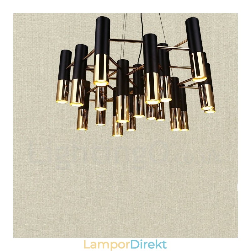 Modern Contemporary 19 Light Chandelier Single Tier Lamp Light