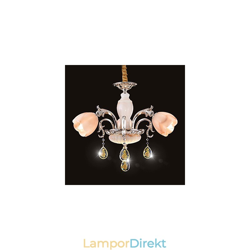 Modern Samtida Andra Metall Ljuskrona