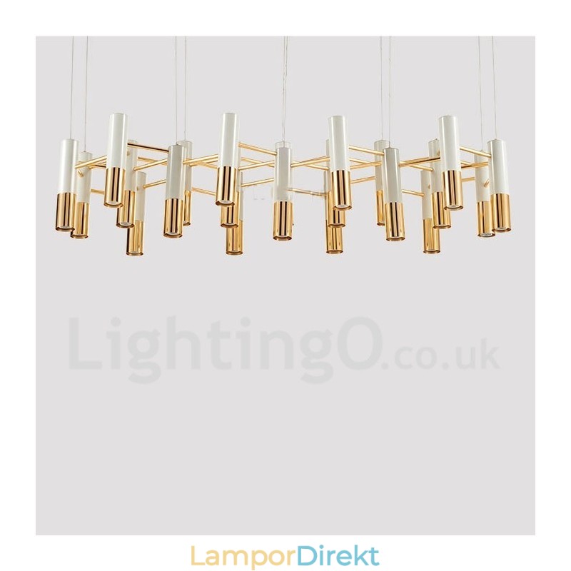 Modern Contemporary 22 Light Chandelier Single Tier Lamp Light