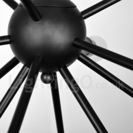 16 Ljus Vintage Retro Sputnik Ljuskrona