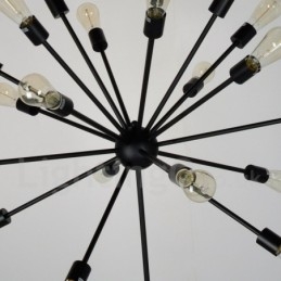 16 Ljus Vintage Retro Sputnik Ljuskrona