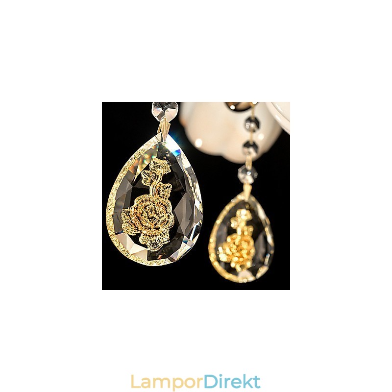 Modern Samtida Andra Metall Ljuskrona