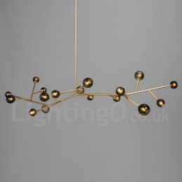 17 Ljus Ljuskrona Vintage Country Light