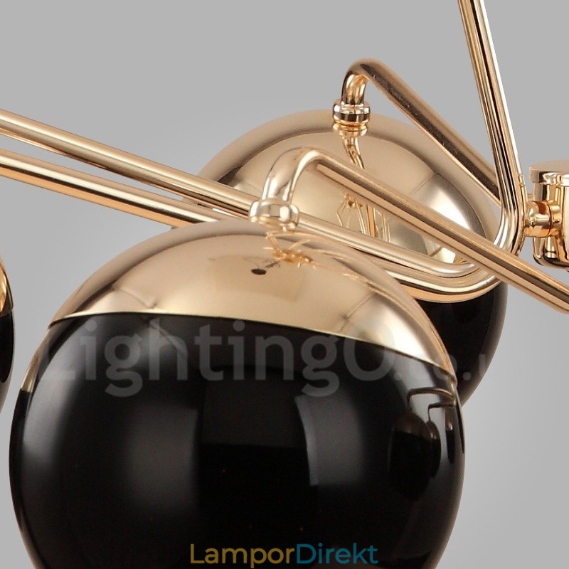 8 Ljus Envånings Modern Modern Ljuskrona I Metall Med Skärm I Glas