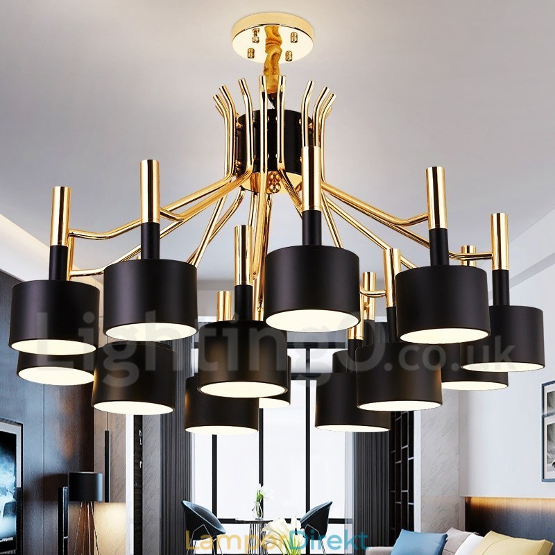 15 Light 2 Tier Modern Modern Style Ljuskrona Lamp Light