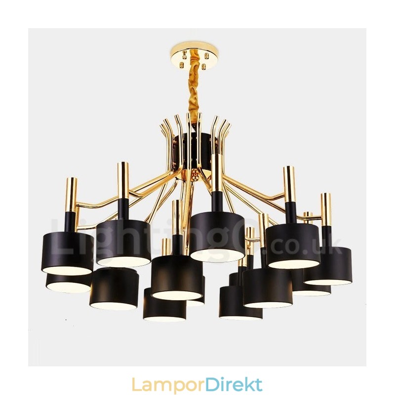 15 Light 2 Tier Modern Modern Style Ljuskrona Lamp Light