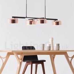4-Ljus Envånings Modern Och Modern Roterbar Ljuskrona