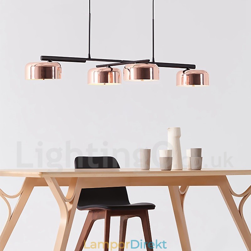 4-Ljus Envånings Modern Och Modern Roterbar Ljuskrona