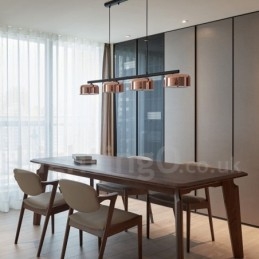 4-Ljus Envånings Modern Och Modern Roterbar Ljuskrona