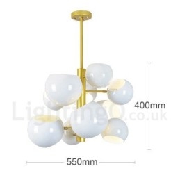 Vit 10 Light Modern Contemporary Chandelier Lamp Light